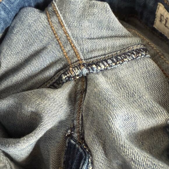 Pistola Womens Jeans Sz 26 Blue Ankle Zip Medium Wash P6644 Distressed Skinny - Picture 7 of 7